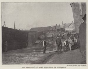 Der außergewöhnliche Landabsenkung in Northwich von English Photographer