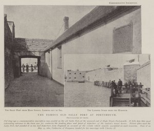 Der berühmte alte Sally Port in Portsmouth von English Photographer