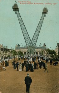 Der Flip-Flap, Franco-Britische Ausstellung, London, 1908 von English Photographer