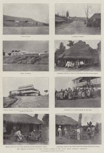 Die französischen Aggressionen in Westafrika, Szenen im Gebiet der Royal Niger Company von English Photographer