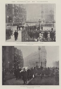 Die Beerdigung von Mr. Gladstone von English Photographer