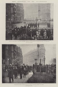 Die Beerdigung von Mr. Gladstone von English Photographer
