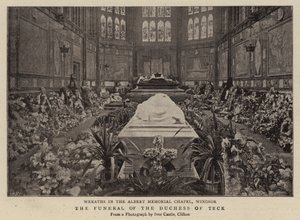 Die Beerdigung der Herzogin von Teck von English Photographer