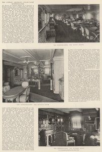 Die Dampfyacht Hohenzollern des deutschen Kaisers