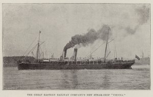 Das neue Dampfschiff der Great Eastern Railway Company, Wien von English Photographer