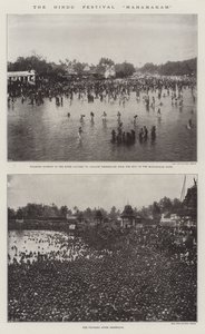 Das hinduistische Fest Mahamakam von English Photographer