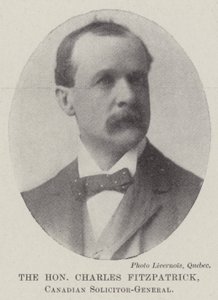 Der ehrenwerte Charles Fitzpatrick, kanadischer Generalstaatsanwalt von English Photographer