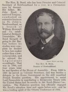 Der ehrenwerte R Bond, Premier von Neufundland von English Photographer