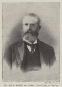 Der ehrenwerte W. Mulock, QC, Postmeister-General von Kanada von English Photographer