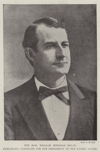 Der ehrenwerte William Jennings Bryan, demokratischer Kandidat für die Präsidentschaft der Vereinigten Staaten