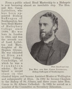 Der ehrenwerte und Reverend Canon Lyttelton, Bischof Suffragan von Southampton von English Photographer