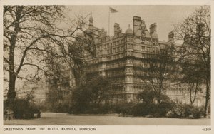 Das Hotel Russell, London von English Photographer