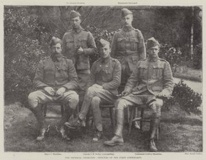 Die Imperial Yeomanry, Offiziere des ersten Kontingents von English Photographer