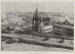 Die Einweihung des Denkmals von Alexander II. in Moskau von English Photographer