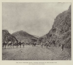 Der indische Grenzaufstand, westlicher Eingang zum Khyber-Pass von English Photographer