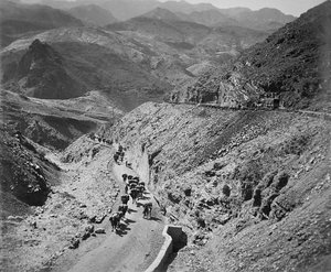 Der Khyber-Pass, Nordwestgrenze Indiens von English Photographer