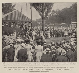 Der letzte Tag der Henley-Regatta, Preisverleihung von English Photographer