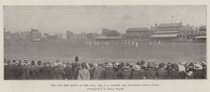 Das letzte Testspiel im Oval, Mr. F. S. Jackson und Haywards tapferer Stand
