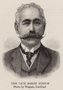 Der verstorbene Baron Hirsch von English Photographer