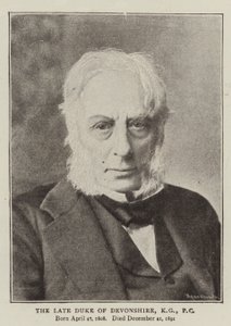 Der verstorbene Herzog von Devonshire, KG, PC von English Photographer
