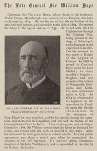 Der verstorbene General Sir William Hope von English Photographer