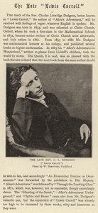 Der verstorbene Lewis Carroll von English Photographer