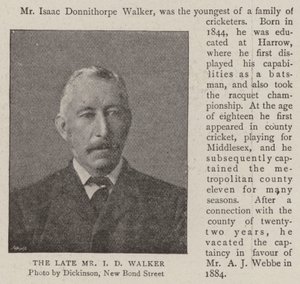 Der verstorbene Mr. I. D. Walker von English Photographer