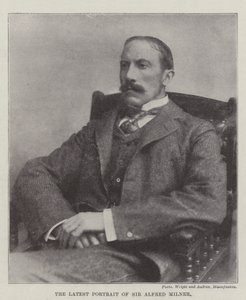 Das neueste Porträt von Sir Alfred Milner von English Photographer