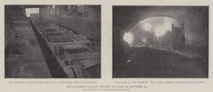 Das Unglück der Liverpooler Elektrischen Eisenbahn am 23. Dezember von English Photographer