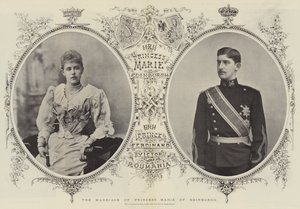 Die Hochzeit von Prinzessin Marie von Edinburgh von English Photographer