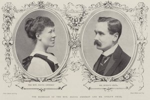 Die Hochzeit der ehrenwerten Alicia Amherst und Mr Evelyn Cecil von English Photographer