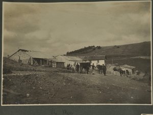 Die Messe, wahrscheinlich an der Schallmessstation in den Vogesen, 1915