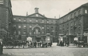 Das Middlesex Hospital, London, 1910 von English Photographer