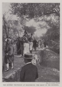 Die Mysterienprozession in Roquebrune, die Gruppe des Erlösers von English Photographer