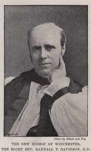 Der neue Bischof von Winchester, Right Reverend Randall T. Davidson, DD von English Photographer