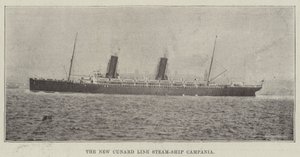 Das neue Cunard-Linienschiff Campania