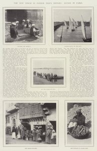 Die neue Epoche in der Geschichte von Vater Niles, Szenen in Kairo von English Photographer