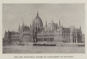 Die neuen ungarischen Parlamentsgebäude in Budapest von English Photographer