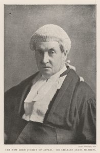 Der neue Lord Justice of Appeal, Sir Charles James Mathew von English Photographer