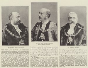 Der neue Lord Mayor und die Sheriffs von English Photographer