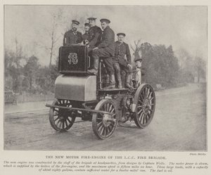 Das neue Motor-Feuerwehrauto der LCC-Feuerwehr von English Photographer