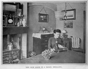 Der neue Raum in einem Musterhaus von English Photographer
