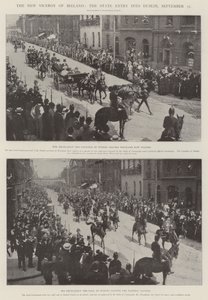Der neue Vizekönig von Irland, der feierliche Einzug in Dublin, 25. September von English Photographer