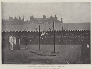 Die Oxford und Cambridge Sportveranstaltungen, Swanwicks Hochsprung von English Photographer
