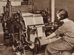 Die Post: Briefmarken drucken von English Photographer