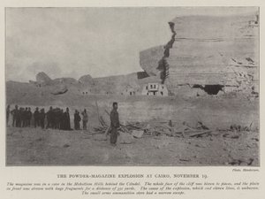 Die Pulvermagazin-Explosion in Kairo, 19. November von English Photographer