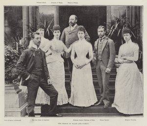 Der Prinz von Wales und Familie von English Photographer