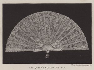 Der Krönungsfächer der Königin von English Photographer