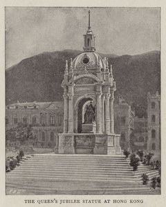 Die Jubiläumsstatue der Königin in Hongkong von English Photographer