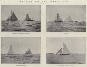 Das Rennen um den America Cup von English Photographer